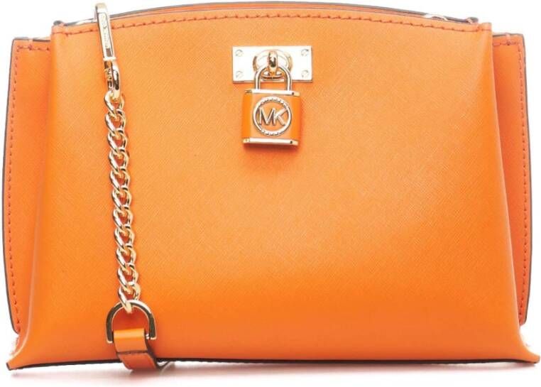Michael Kors Schoudertassen Oranje Dames