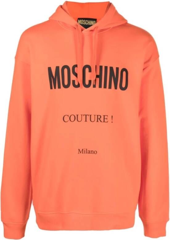 Moschino Hoodies & sweatvesten Oranje Heren