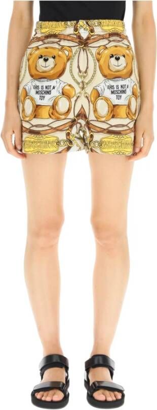 Moschino Korte Broeken Geel Dames
