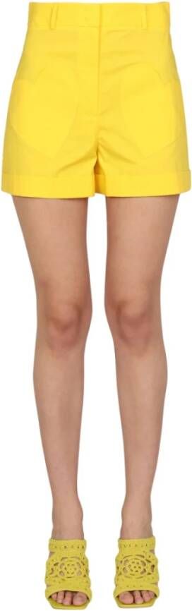 Moschino Korte Broeken Geel Dames