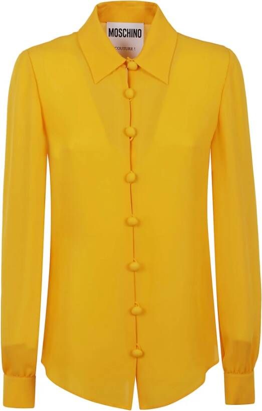 Moschino Longsleeve shirts Geel Dames