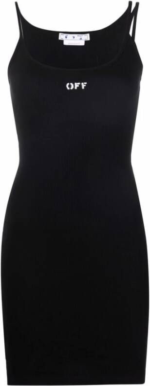 Off White Casual kleedjes Zwart Dames