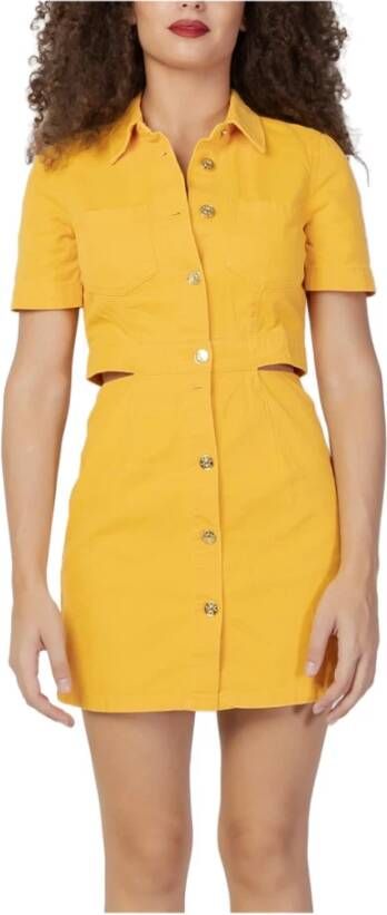 Only Casual kleedjes Geel Dames