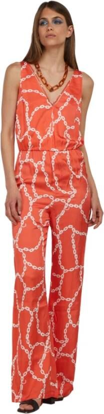 PATRIZIA PEPE Jumpsuits Oranje Dames