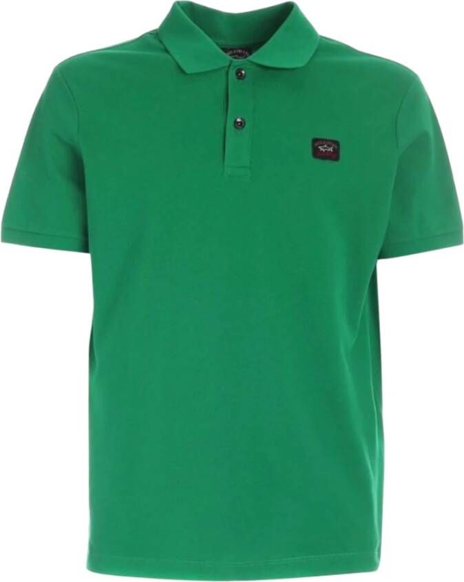 PAUL & SHARK Polo T shirt , Groen, Heren