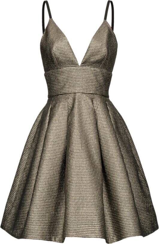 pinko Angelina Matasolasse D. Birchia Dress , Groen, Dames