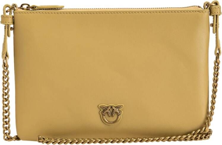 pinko Schoudertassen Beige Dames