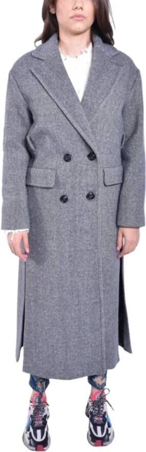 pinko Trenchcoats & Mantels Grijs Dames
