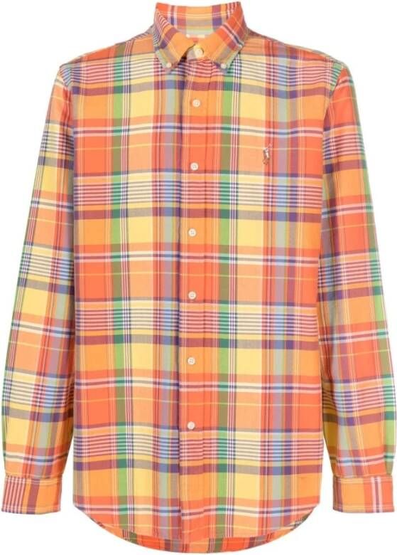 Ralph Lauren Casual Overhemden Oranje Heren