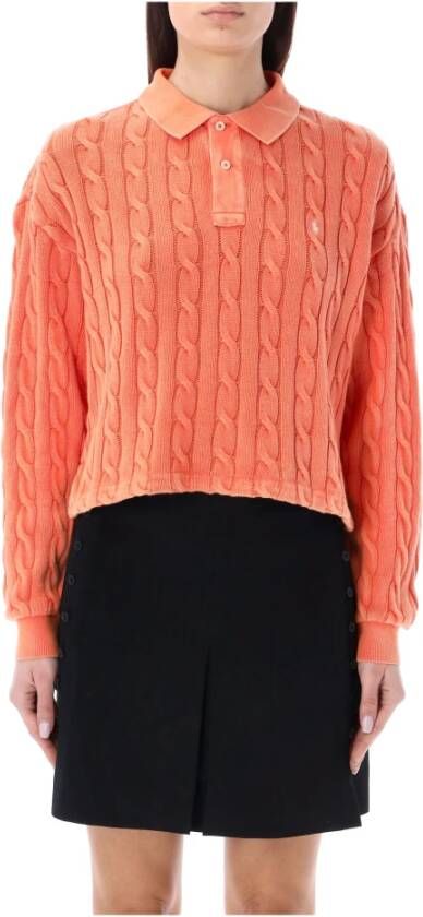 Ralph Lauren Hoodies & Sweatvesten Oranje Dames