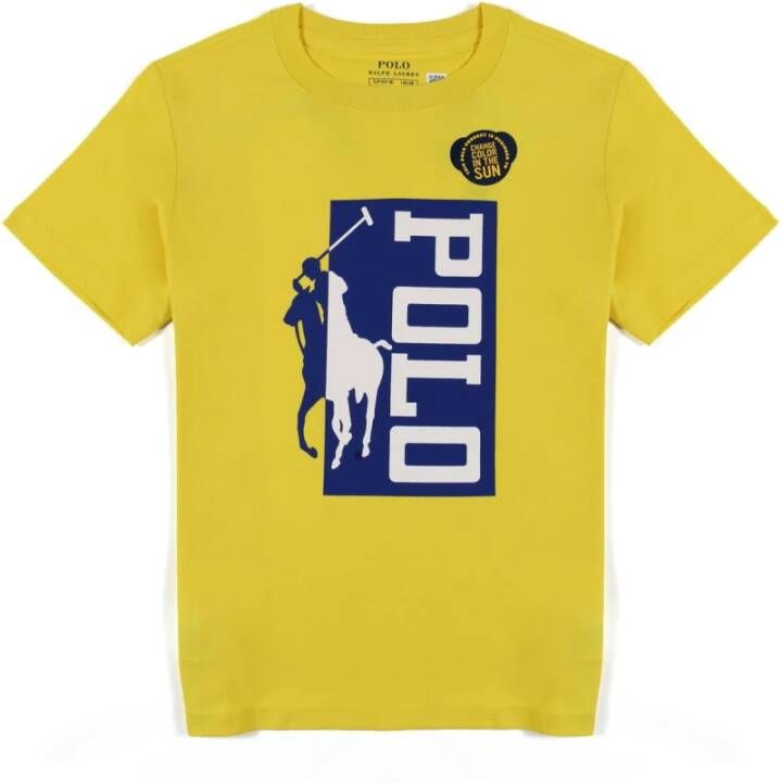 Ralph Lauren Shirts Geel Heren