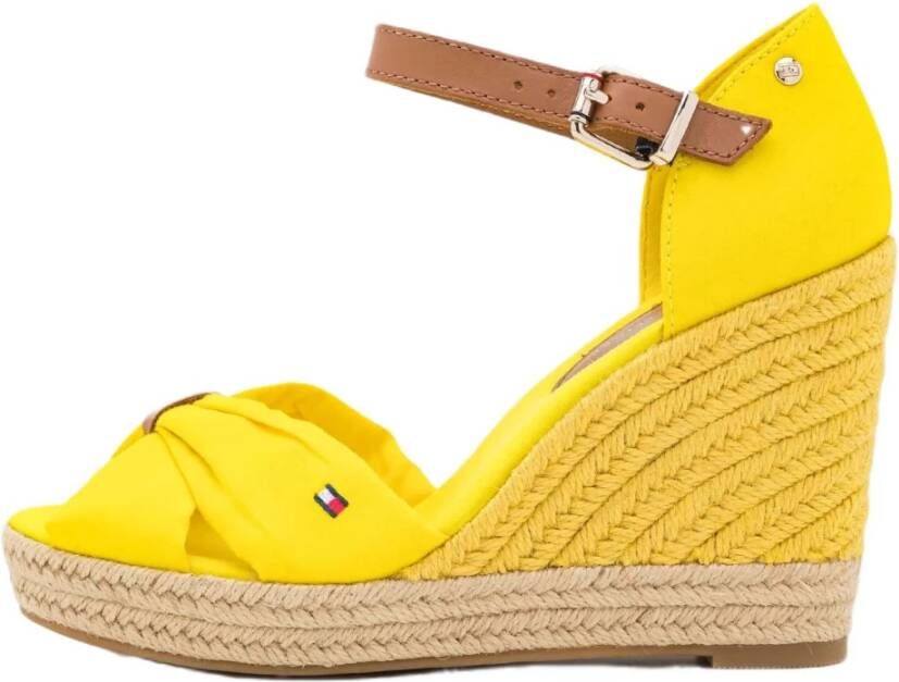 Tommy Hilfiger Basic Open Toe Mid Wedges , Geel, Dames