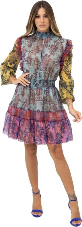 Versace Jeans Couture Zomerkleedjes Blauw Dames