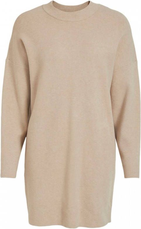 VILA gebreide sweatjurk VIOLIVINJA beige