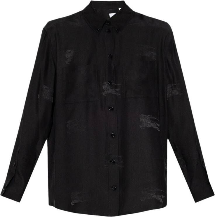 Burberry Longsleeve shirts Zwart Dames