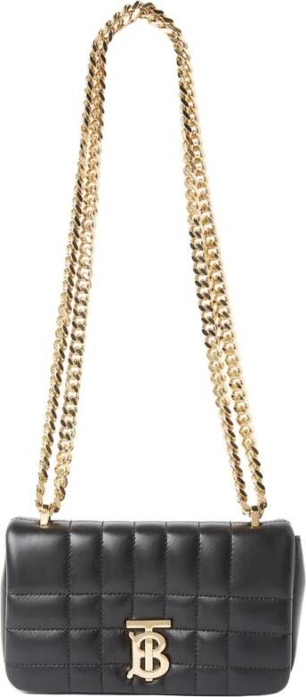 Burberry Lola gewatteerde mini schoudertas , Zwart, Dames