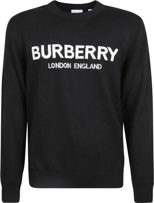 Burberry Tops met lange mouwen , Zwart, Heren