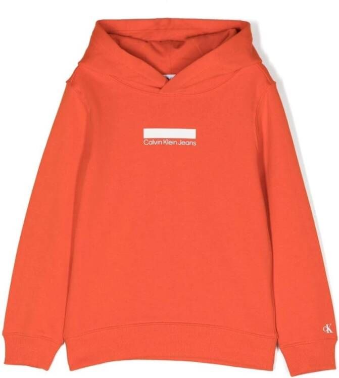 Calvin klein Jeans Sweaters Orange Jeans, Oranje, Heren