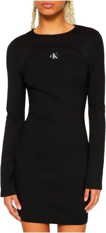 Calvin klein Jeans Casual kleedjes Zwart Dames