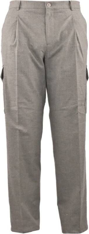 Calvin Klein Straight Trousers , Grijs, Heren