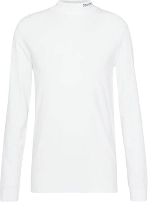 Calvin Klein Tops met lange mouwen , Wit, Heren