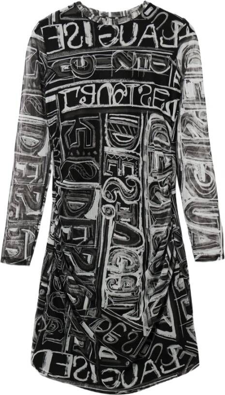 Desigual Casual kleedjes Zwart Dames