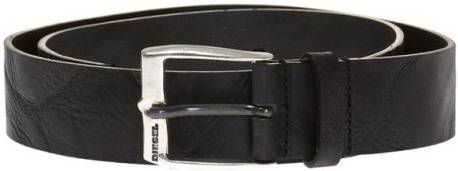 Diesel leren riem zwart