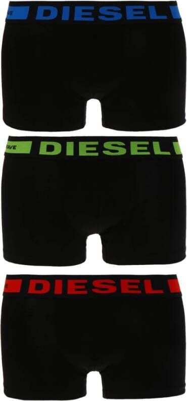 Diesel Boksers drie pack , Zwart, Heren
