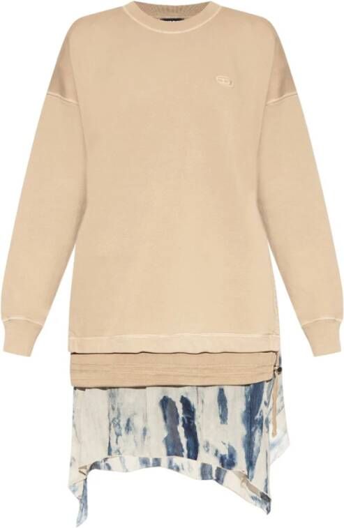 Diesel Casual kleedjes Bruin Dames