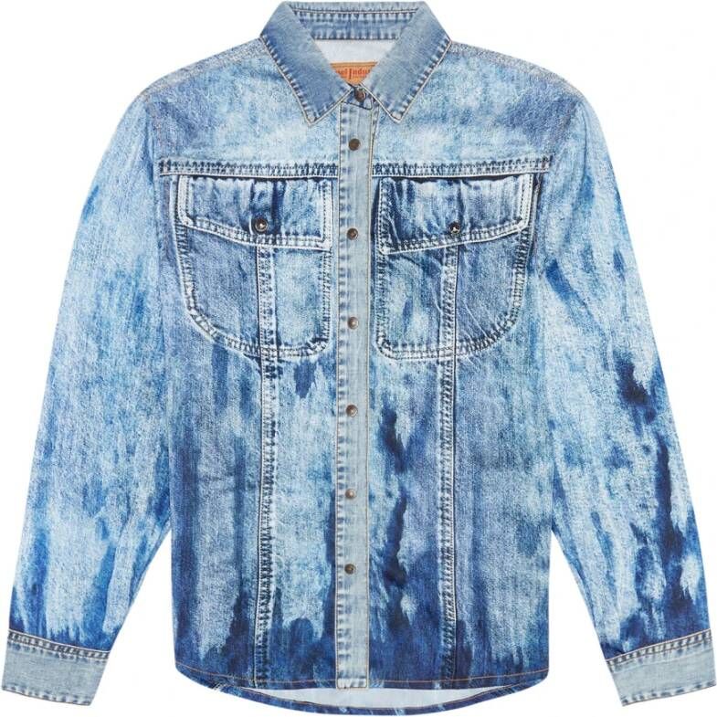 Diesel Denim blouses Blauw Dames