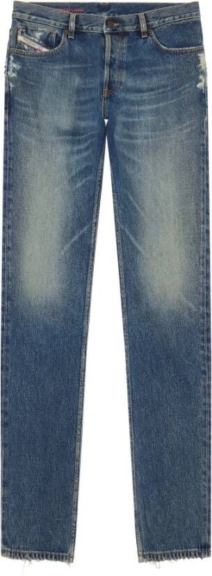 Diesel Regular Fit Jeans Blauw Heren
