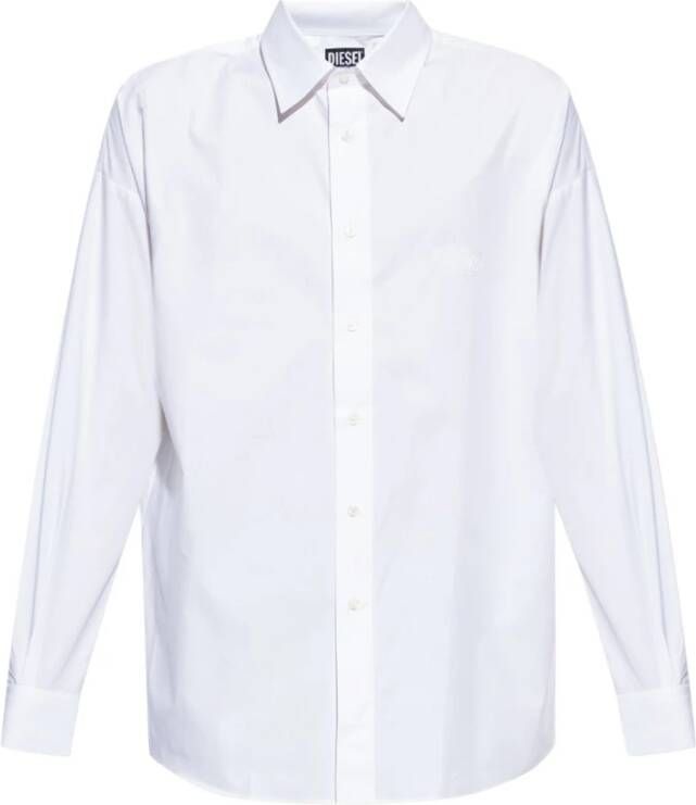 Diesel ‘S Doubly Plain’ shirt , Wit, Heren
