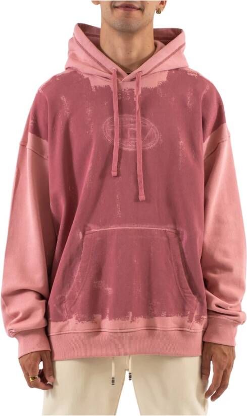Diesel Hoodies & sweatvesten Roze Heren