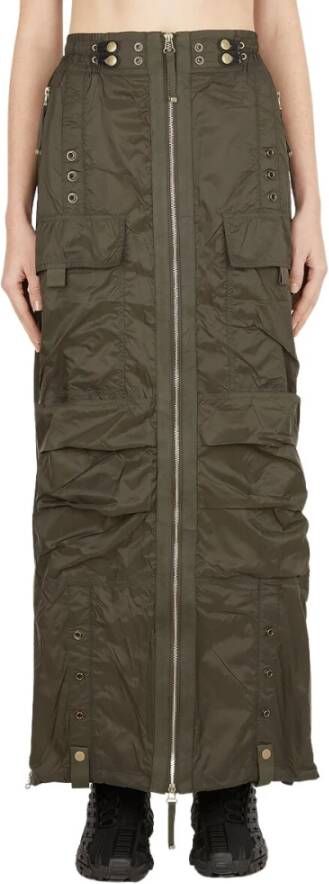 Diesel Maxi Rokken Groen Dames