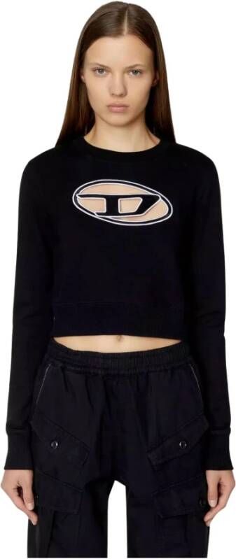 Diesel Hoodies & Sweatvesten Zwart Dames