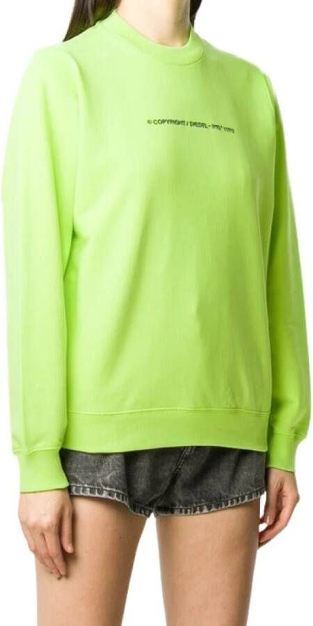 Diesel Hoodies & Sweatvesten Groen Dames