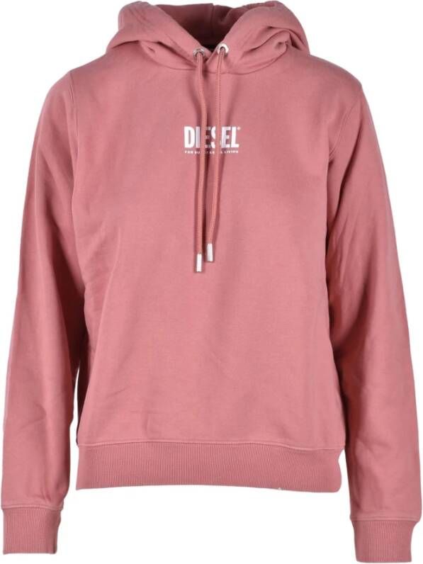 Diesel Hoodies & Sweatvesten Roze Dames