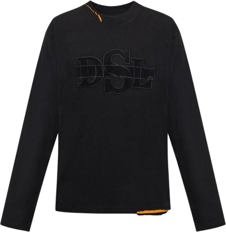 Diesel T Crot T shirt , Zwart, Heren