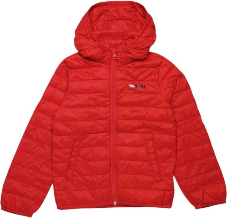 Diesel 00J4W5 Kxb4P Jsam Jacket AND Jackets Unisex Boys Scarlet