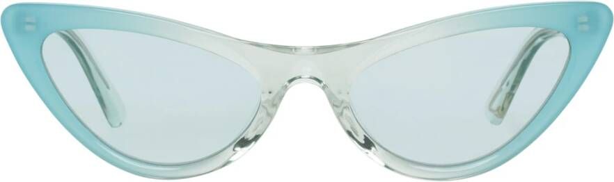 Diesel asymmetrische zonnebril , Groen, Dames