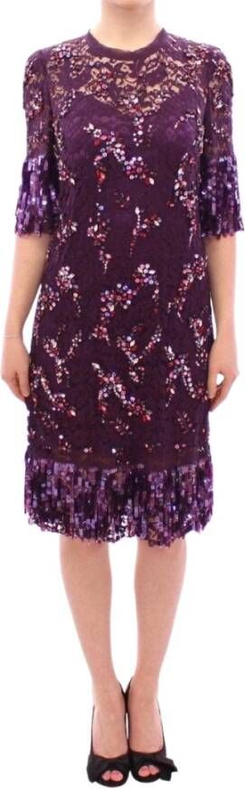 Dolce & Gabbana Casual kleedjes Paars Dames