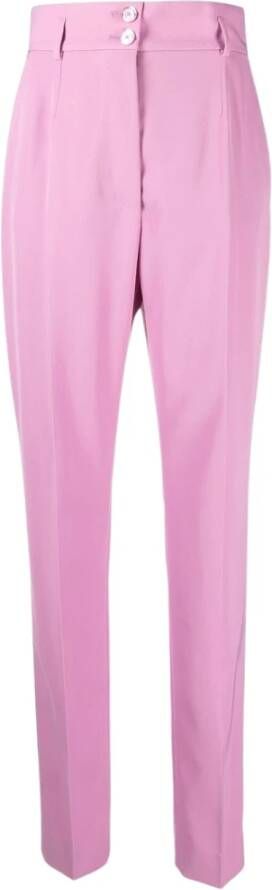 Dolce & Gabbana Rechte broek , Roze, Dames