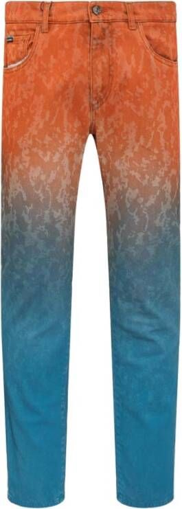 Dolce & Gabbana Regular Fit Jeans Oranje Heren