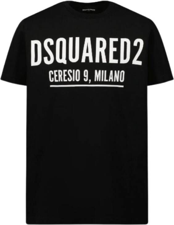 Dsquared2 Logo T shirt , Zwart, Heren