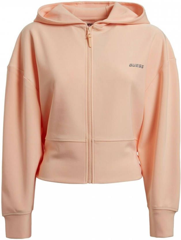 Guess Sudadera Deanna Full Zip Hood , Oranje, Dames