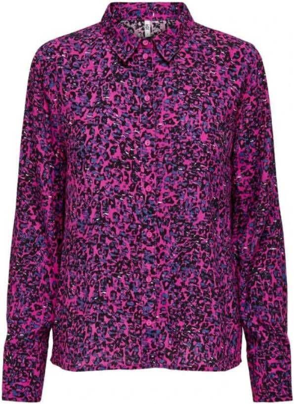 Jacqueline de Yong Longsleeve shirts Paars Dames