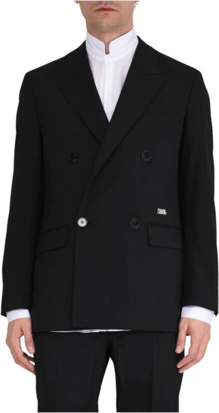 Karl Lagerfeld Formele blazers , Zwart, Heren
