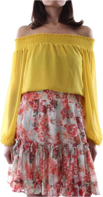 Liu Jo Blouse Wa2414 T5959 50850 , Geel, Dames