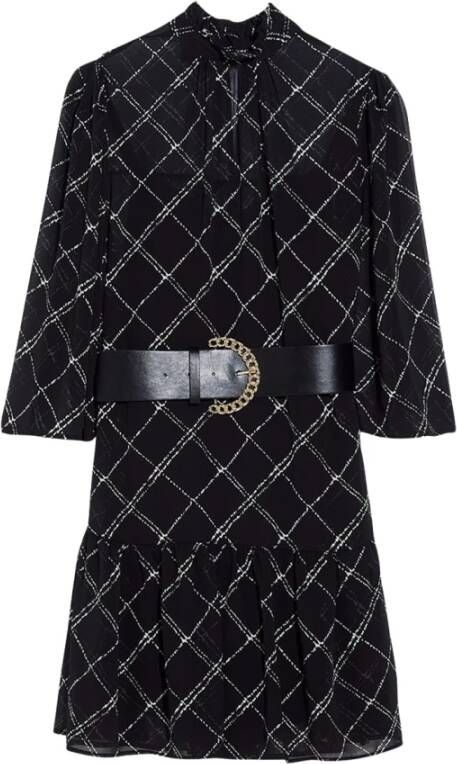 Liu Jo Cf1268 T5044 jurk , Zwart, Dames