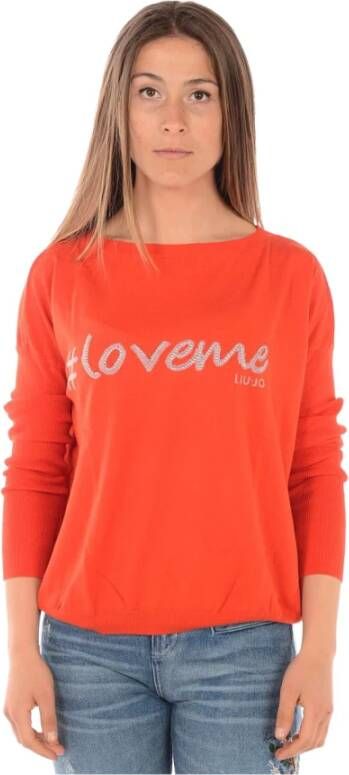 Liu Jo Gebreide kleding , Oranje, Dames